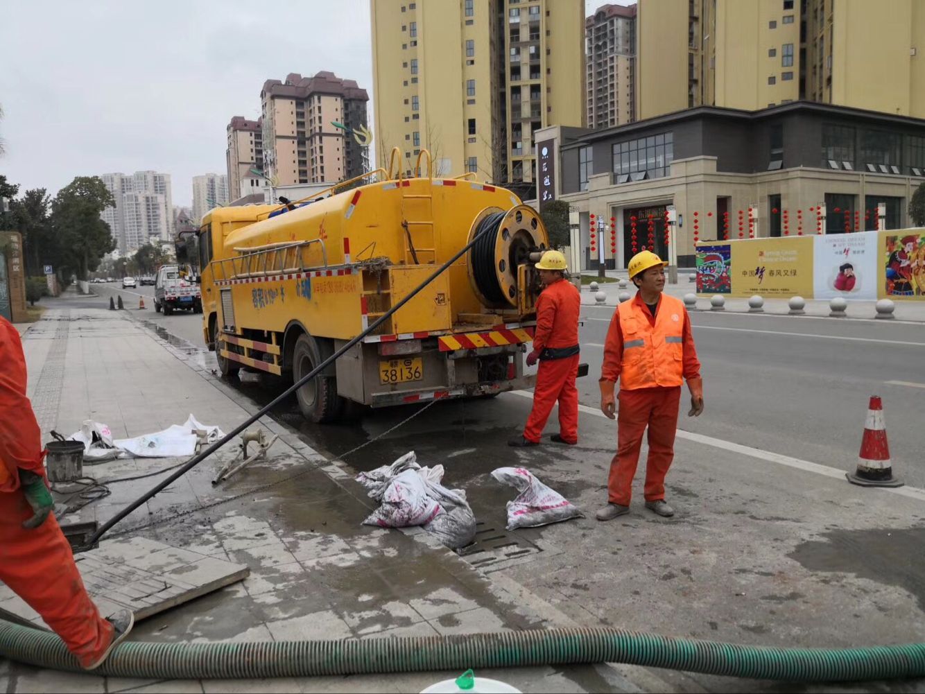 晋城排污管道清淤-管道清洗